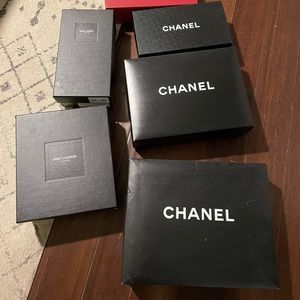 Empty designer boxes